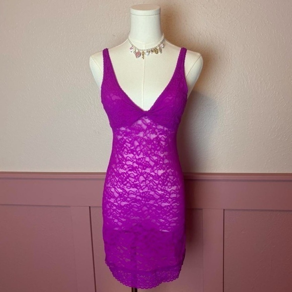 babydoll fairy coquette lace mini slip dress